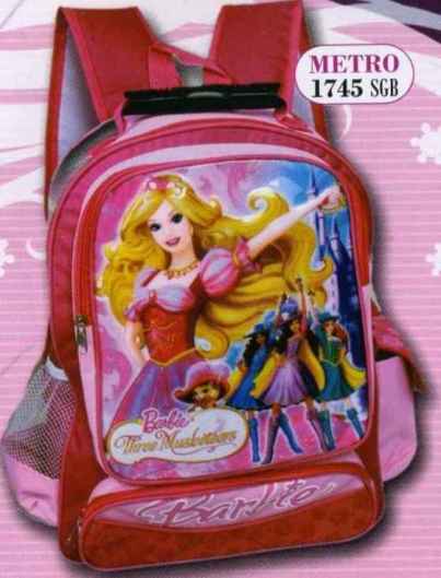 Tas Sekolah anak gambar barbie
